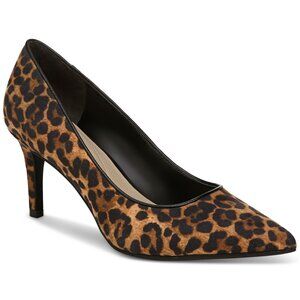 80$ On 34th Jeules Pointed-Toe Leopard Slip-on Pumps Size 9.5 US Brown Black